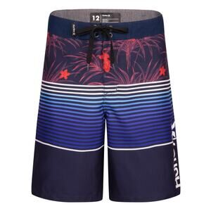 Hurley Americana Floral Boardshorts, Boy's, Size 8 NWT